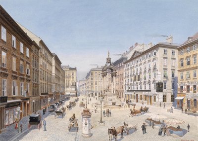 Der Hohe Markt in Wien von Baron Raimund von Stillfried